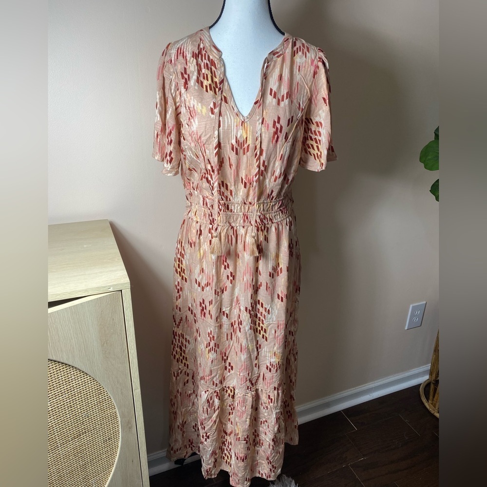 Knox Rose pink floral boho maxi dress size small NWT! - Picture 4 of 16